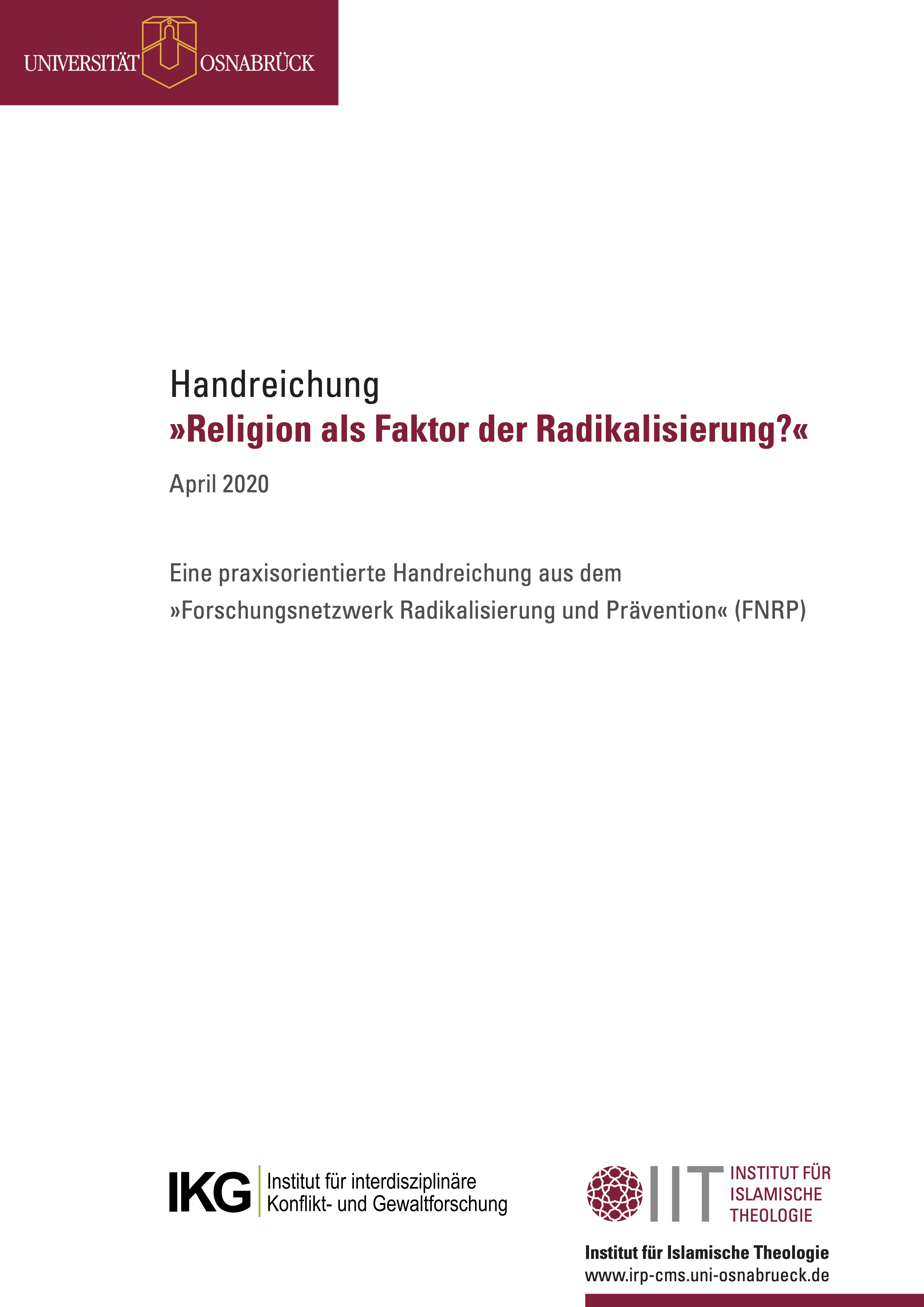 Download der Handreichung Download der Handreichung